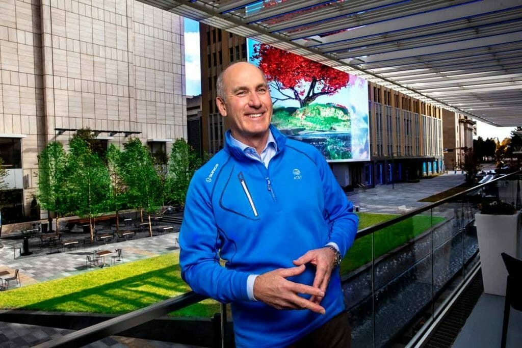 John Stankey at AT&T Discovery District, Dallas