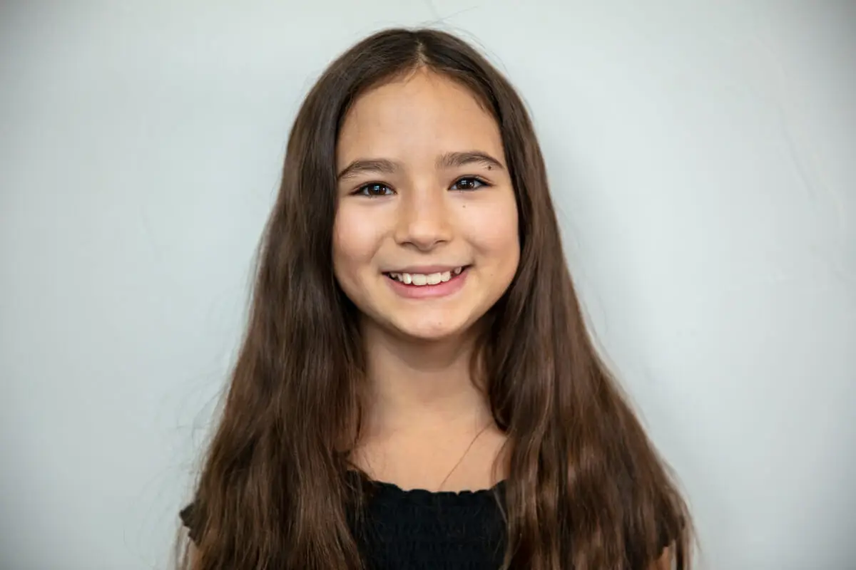 Young Asian Girl Smiling