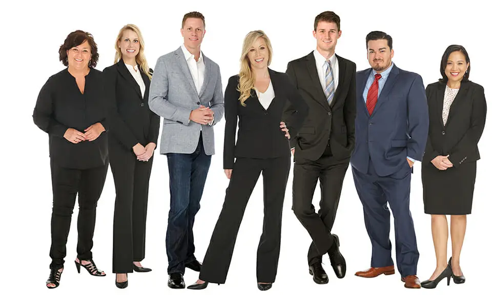Group-V2 - Kelly Williams Photography - Kelly Williams Photography Six People in Business Attire Standing Together Posing for a Professional Photo