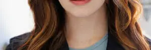headshot of red headed actress