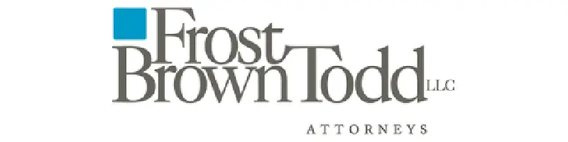 Frost Brown Todd LLC Attorneys logo with a blue square emblem in the top left