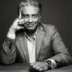 black and white Executive Headshot
